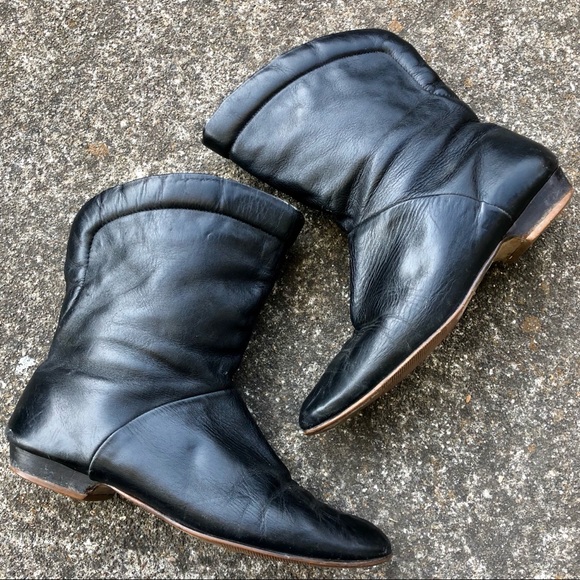Vintage Shoes - Vintage Leather Boots